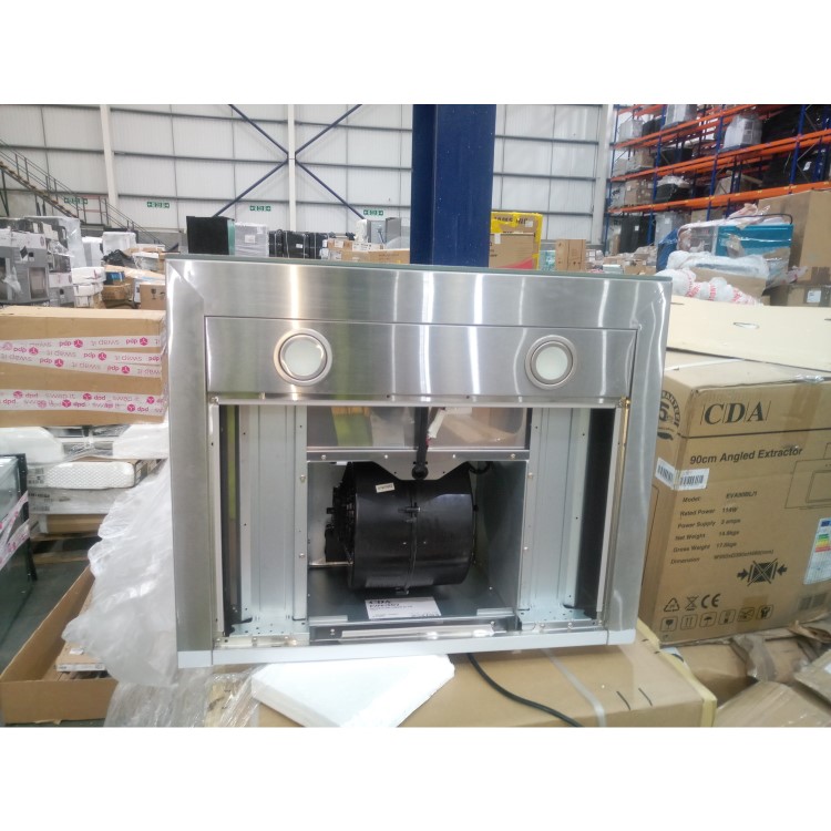 GRADE A2 - CDA EVP61SS Level 2 60cm Chimney Cooker Hood Stainless Steel