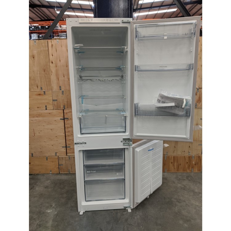 GRADE A3 - Hisense RIB312F4AW1 70/30 Frost Free Integrated Fridge Freezer - White