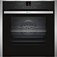 GRADE A3 - Neff B57CR22N1B N70 Slide And Hide Built-in Single Oven With Pyrolytic Cleaning - Stainless Steel