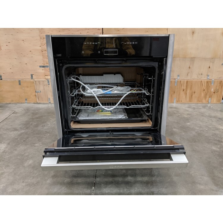 GRADE A3 - Neff B57CR22N1B N70 Slide And Hide Built-in Single Oven With Pyrolytic Cleaning - Stainless Steel
