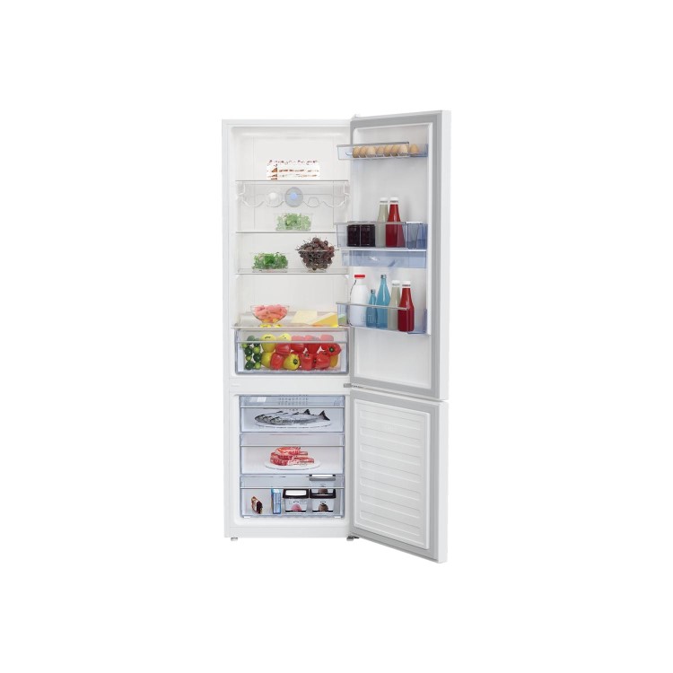 Beko CXFG1685DTW 70/30 Freestanding Frost Free Fridge Freezer With Non-Plumbed Water Dispenser - White