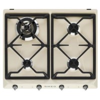 Smeg SR964PGH Victoria 60cm Cream 4 Burner Gas Hob