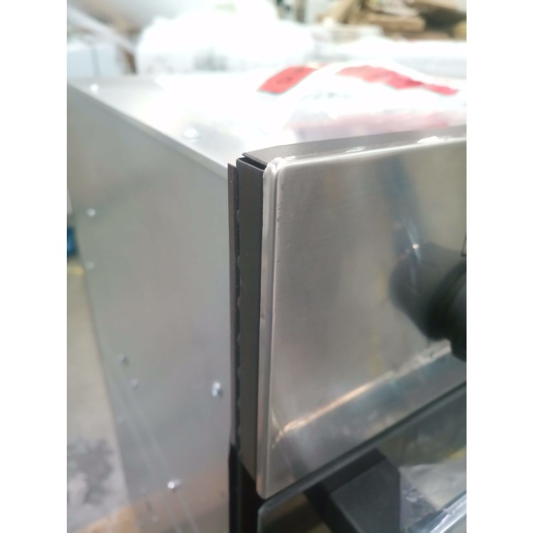 GRADE A2 - Belling 444444795 BI902G Gas Built In Double Oven - Stainless Steel