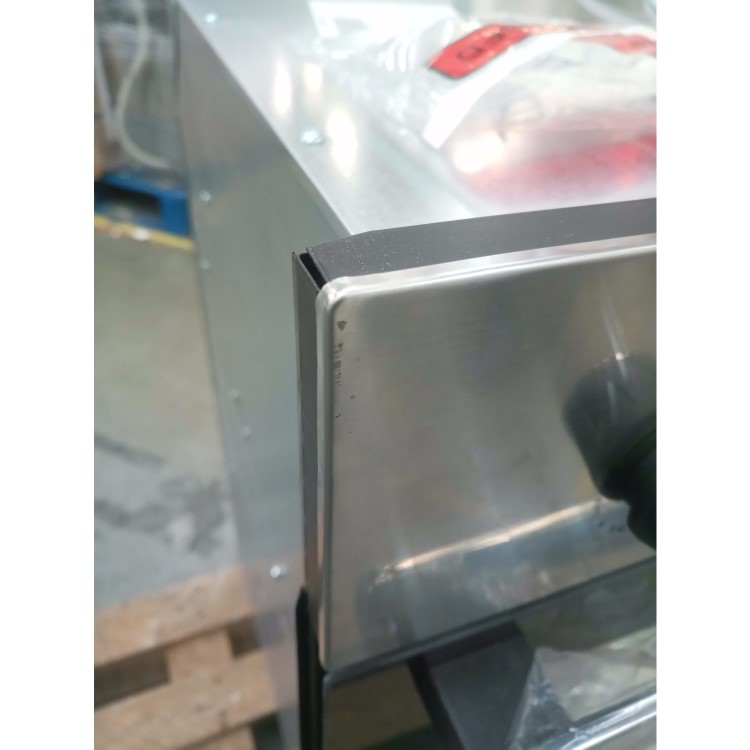 GRADE A2 - Belling 444444795 BI902G Gas Built In Double Oven - Stainless Steel