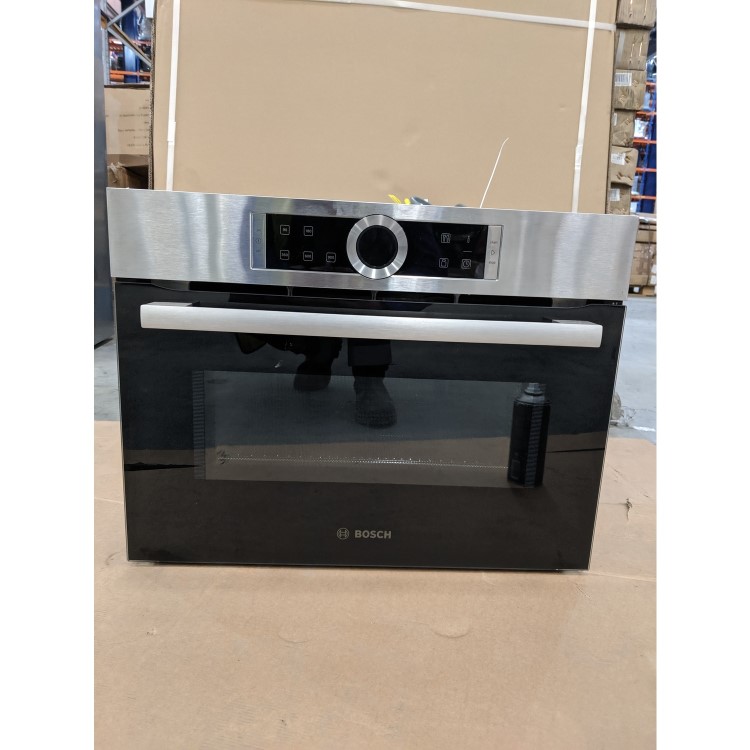 GRADE A2 - Bosch CFA634GS1B Serie 8 Stainless Steel Built-in Standard Microwave