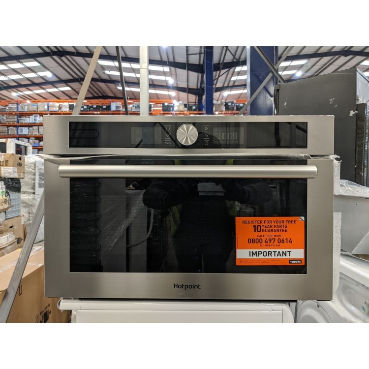GRADE A3 - Hotpoint MD454IXH 31L Built-in Microwave Oven Stainless Steel