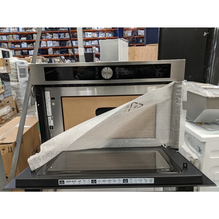 GRADE A3 - Hotpoint MD454IXH 31L Built-in Microwave Oven Stainless Steel