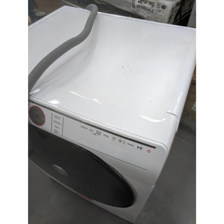 GRADE A2 - Hoover AWMPD69LH7 AXI Smart 9kg 1600rpm Freestanding Washing Machine With AI And WiFi - White With Tinted Door