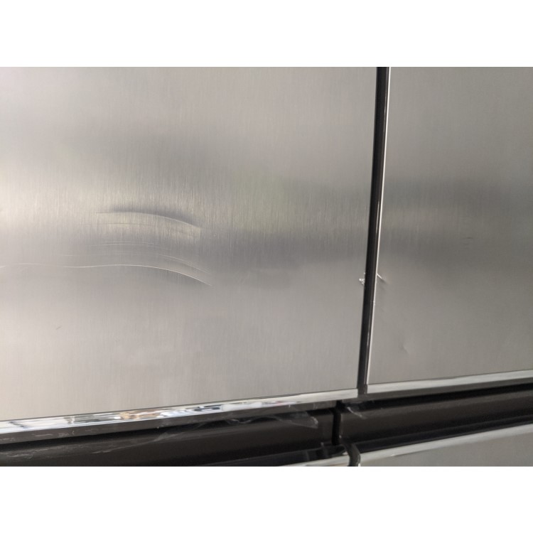 GRADE A3 - Hisense RQ689N4AC1 556 Litre American Style Fridge Freezer Frost Free 4 Door 91cm Wide - Silver