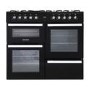 GRADE A2 - Montpellier MDF100K 100cm Dual Fuel Range Cooker - Black