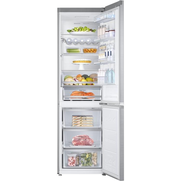 GRADE A3 - Samsung RB41J7859S4 406L Freestanding Fridge Freezer - Silver