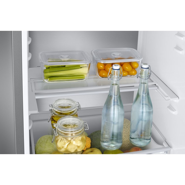 GRADE A2 - Samsung RB41J7859S4 406L Freestanding Fridge Freezer - Silver