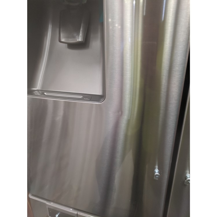 GRADE A3 - Samsung Save RFG23UERS1 520L Frost Free American Freestanding Fridge Freezer - Stainless Steel
