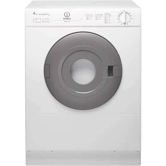 GRADE A1 - Indesit IS41V 4kg Compact Front Vented Tumble Dryer - Polar White