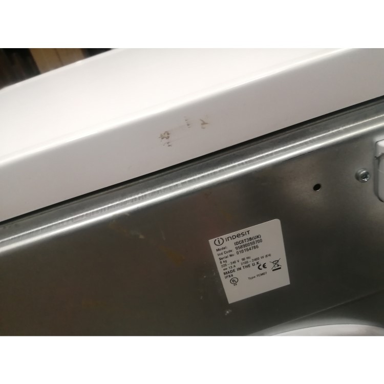 Refurbished Indesit EcoTime IDC8T3BS Freestanding Condenser 8KG Tumble Dryer White