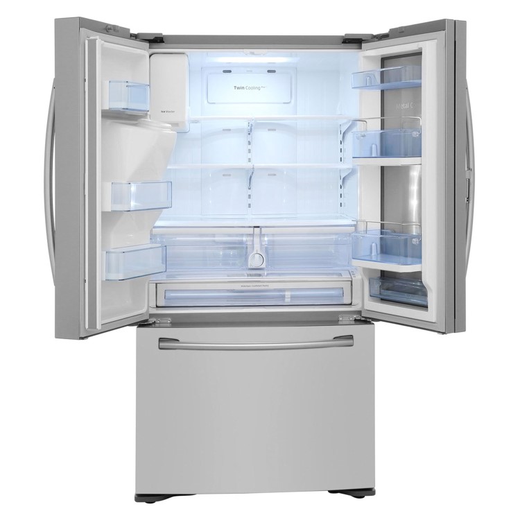 GRADE A2 - Samsung RF23HTEDBSR 60/40 530L American Frost Free Freestanding Fridge Freezer - Stainless Steel