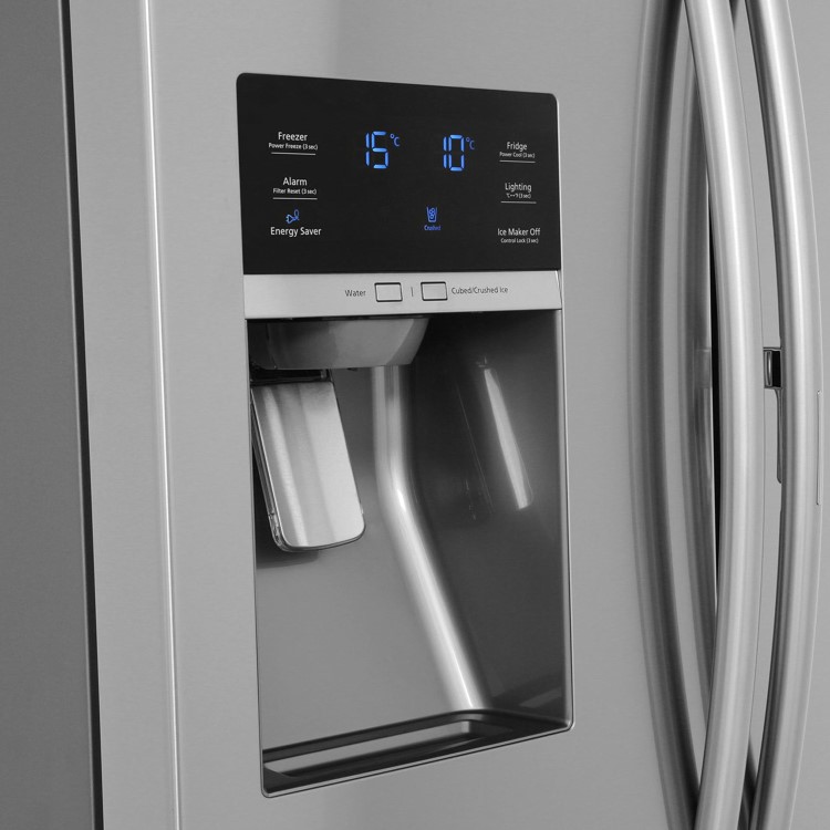 GRADE A2 - Samsung RF23HTEDBSR 60/40 530L American Frost Free Freestanding Fridge Freezer - Stainless Steel