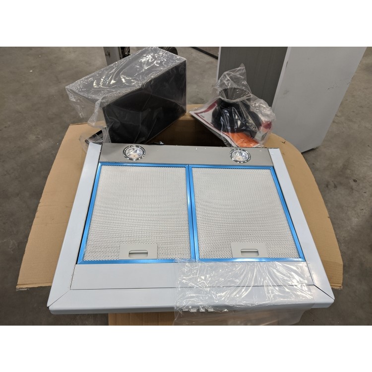 GRADE A2 - Hotpoint PHPN65FLMX 60cm Chimney Cooker Hood - Stainless Steel