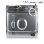 electriQ 68L Plug In Pyrolytic Self Cleaning Electric Single Oven - Black