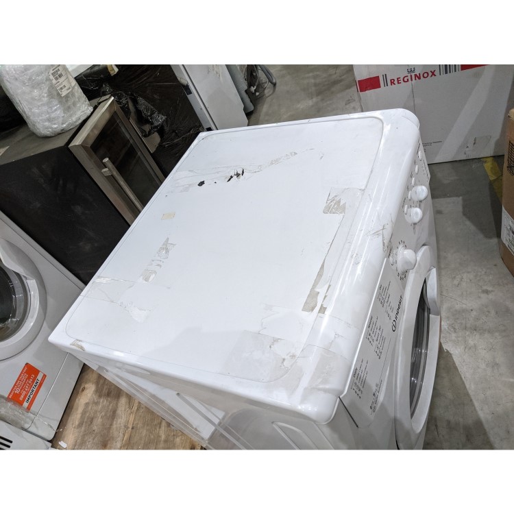 GRADE A3 - INDESIT IWDC6125 EcoTime 6kg Wash 5kg Dry 1200rpm Freestanding Washer Dryer - White