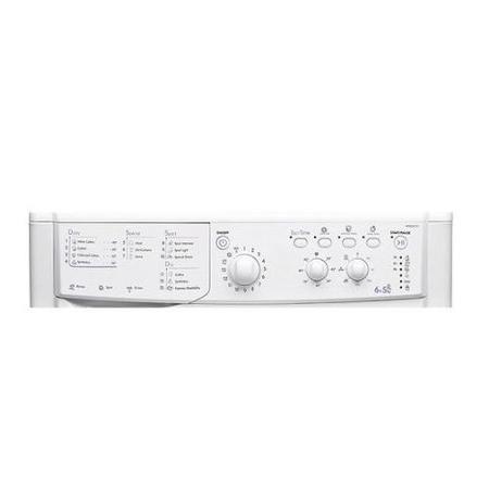 INDESIT IWDC6125 EcoTime 6kg Wash 5kg Dry 1200rpm Freestanding Washer Dryer - White