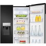 GRADE A1 - Hisense RS694N4TB1 Side-by-side American Fridge Freezer With Non Plumbed Ice & Water Dispenser - Black