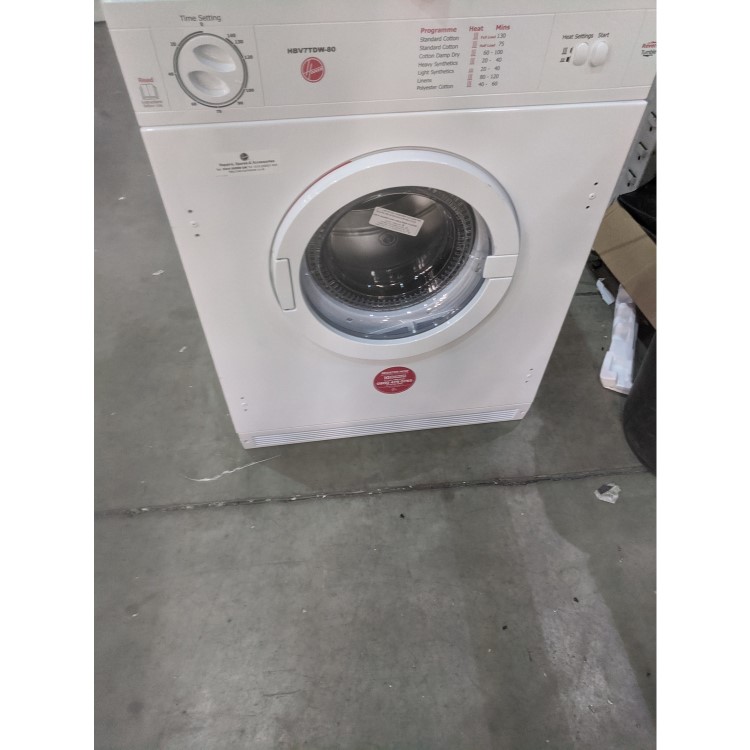 GRADE A3 - Hoover HBV7TDW 7kg Integrated Vented Tumble Dryer