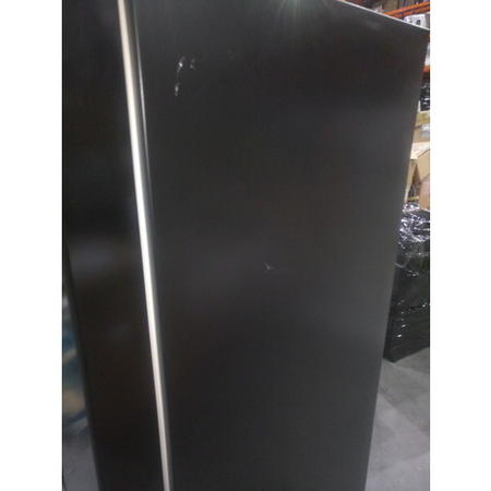 GRADE A2 - Fridgemaster MS91515BFF Side-by-side American Fridge Freezer With Non-Plumbed Water Dispenser - Black