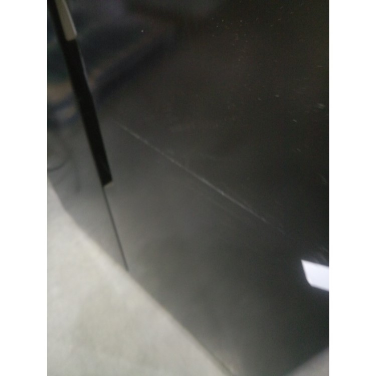 GRADE A2 - Fridgemaster MS91515BFF Side-by-side American Fridge Freezer With Non-Plumbed Water Dispenser - Black