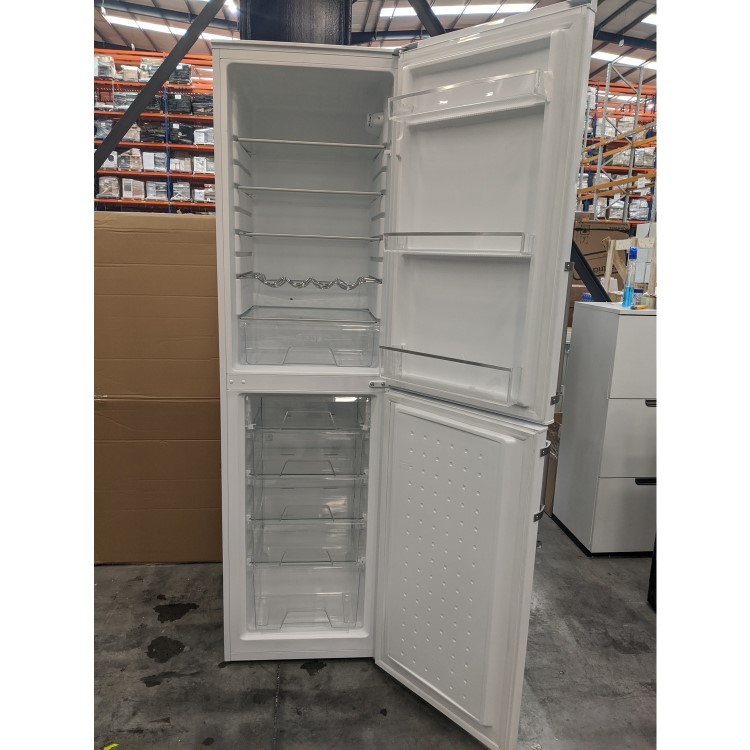 GRADE A3 - Hoover HVBF5192WHK 281 Litre Freestanding Fridge Freezer 50/50 Split Frost Free 55cm Wide - White