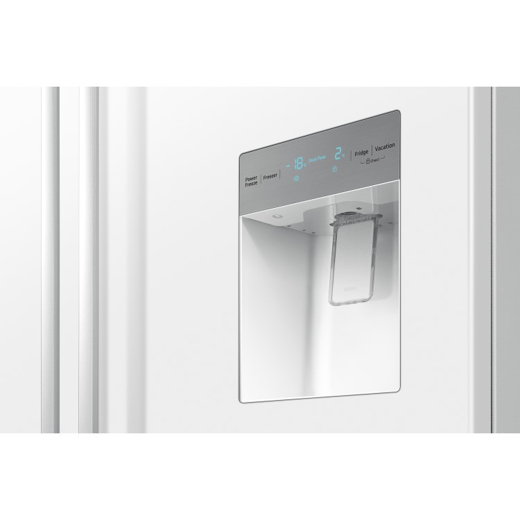 Refurbished Samsung RS52N3313WW 510 Litre American Fridge Freezer White