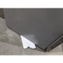 GRADE A2 - Hotpoint FFU4DX Quadrio 70cm Wide Frost Free Freestanding Fridge Freezer Stainless Steel
