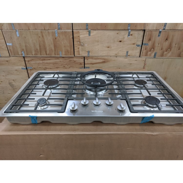 Refurbished Miele KM2354 90cm Wide 5 Burner Gas Hob Stainless Steel