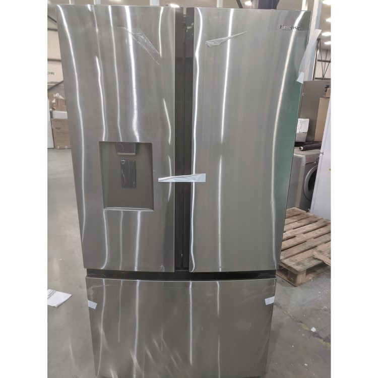 GRADE A2 - Hisense RF702N4IS1 French Door Style American Fridge Freezer With Plumbed Water Dispenser - Stainless Steel