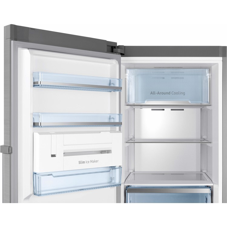 GRADE A2 - Samsung RZ32M71207F 60cm Wide Frost Free Freestanding Upright Freezer - Refined Steel