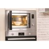 GRADE A1 - Hotpoint MWH2221X 24 Litre Microwave With Grill - No-stain Stainless Steel