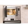 GRADE A2 - Hotpoint MWH2221X 24 Litre Microwave Oven With Grill - No-stain Stainless Steel