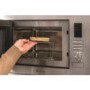 GRADE A2 - Hotpoint MWH2221X 24 Litre Microwave Oven With Grill - No-stain Stainless Steel