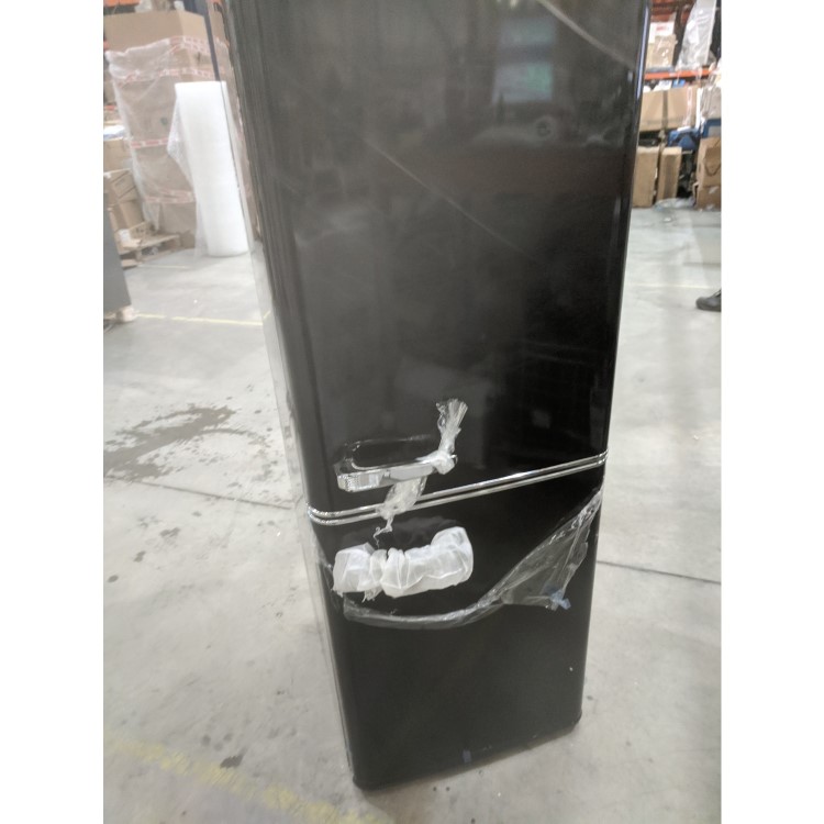 GRADE A3 - Amica FKR29653B Retro Style 179x55cm 250L Freestanding Fridge Freezer - Black