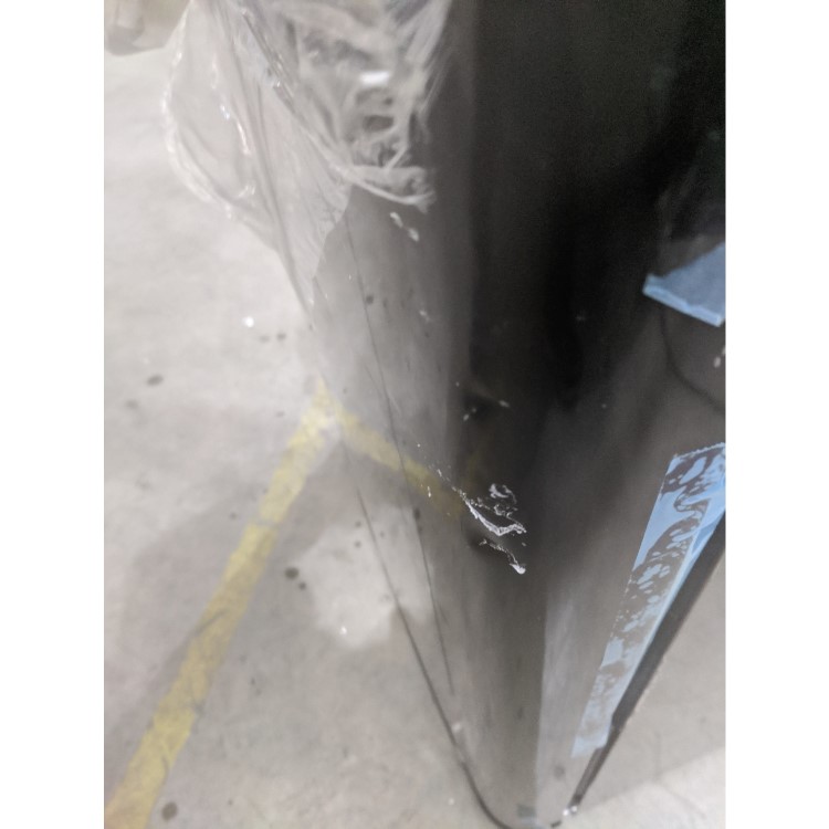 GRADE A3 - Amica FKR29653B Retro Style 179x55cm 250L Freestanding Fridge Freezer - Black