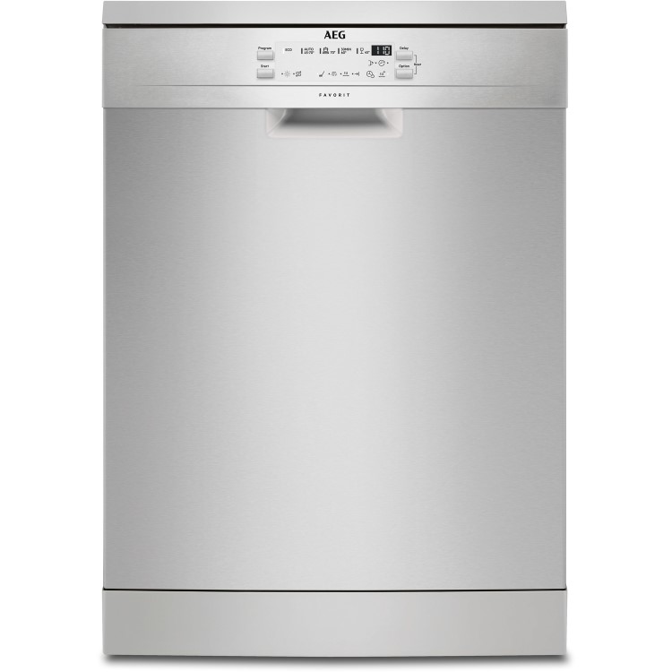 AEG 13 Place Settings Freestanding Dishwasher - Silver