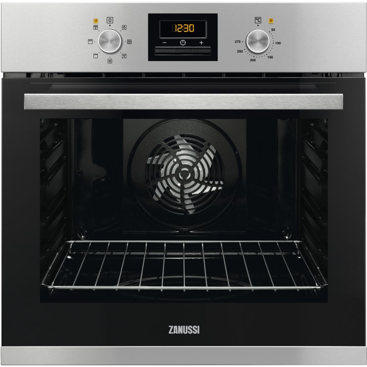 GRADE A2 - Zanussi ZOB35471XK Mutlifunction Electric Single Oven With Touch Control Programmable Timer - Stainless Steel