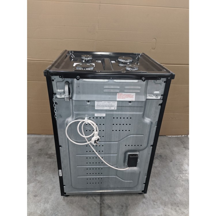 GRADE A3 - Hotpoint HAG60K 60cm Double Oven Gas Cooker - Black