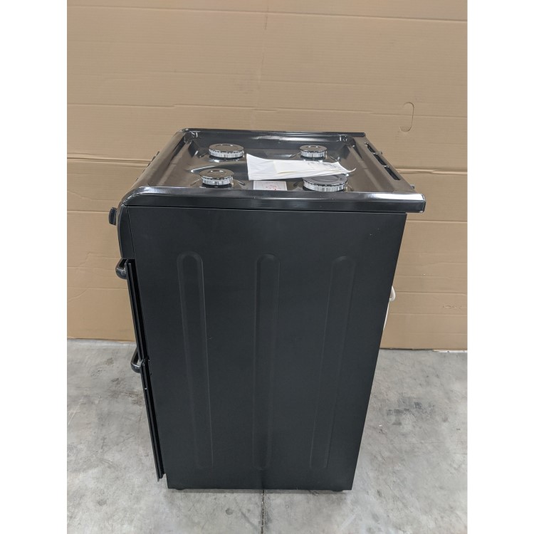 GRADE A3 - Hotpoint HAG60K 60cm Double Oven Gas Cooker - Black