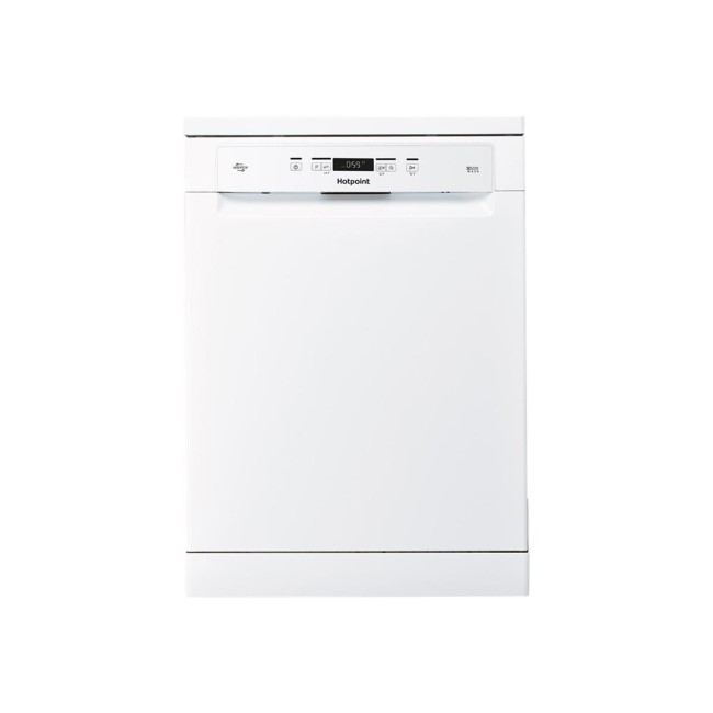 GRADE A2 - Hotpoint HFO3C23WF EcoTech 14 Place Freestanding Dishwasher With Cutlery Tray & Inverter Motor - Whi
