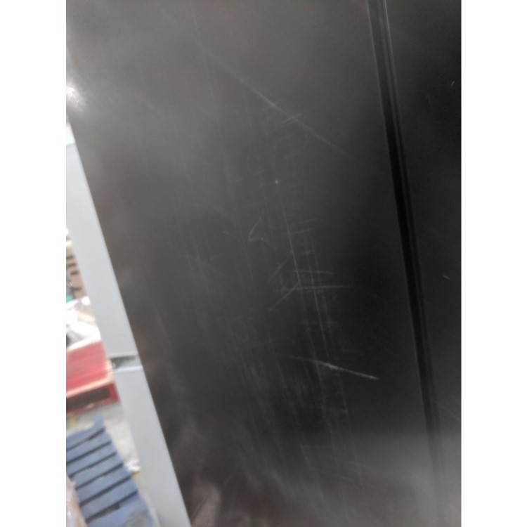 GRADE A2 - Montpellier CSBYS700PK 2 Door Plumbed Ice & Water American Style Fridge - Black