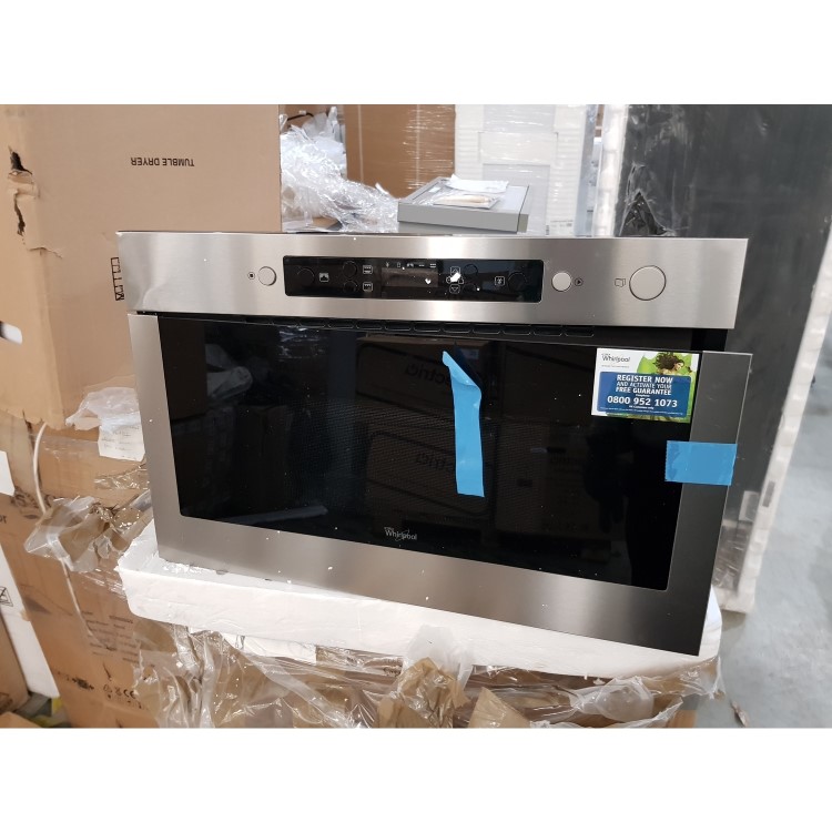 GRADE A2 - Whirlpool AMW439IX Microwave & grill 22 Litre Built-In  Microwave Oven - Stainless Steel
