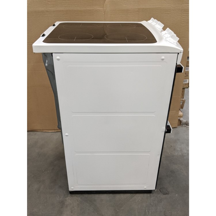 GRADE A3 - Zanussi ZCV46050WA 55cm Double Oven Electric Cooker With Ceramic Hob - White