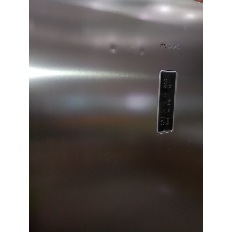 GRADE A2 - Hotpoint NFFUD191X Day 1 302L 195x70cm Freestanding Fridge Freezer - Stainless Steel