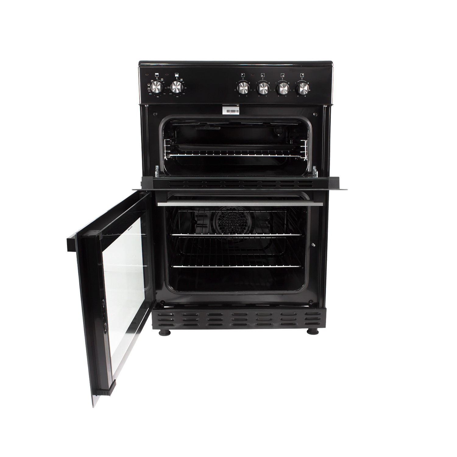 Refurbished electriQ EQEC60B5 60cm Double Oven Electric Cooker With